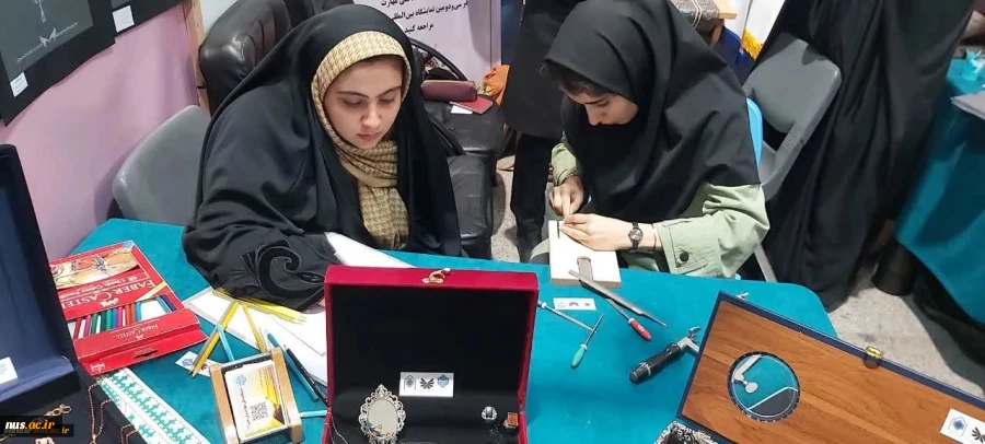 حضور فعال دانشجویان رشته طراحی و ساخت طلا و جواهر دانشگاه ملی مهارت در سی‌ودومین نمایشگاه بین‌المللی قرآن کریم 4