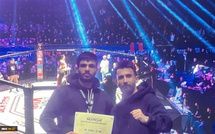 کسب مقام قهرمانی رشته کیک بوکسینگ در مسابقات جهانی MixFight ارمنستان توسط کیارش کیانی دانشجوی  دانشگاه ملی مهارت استان همدان  2