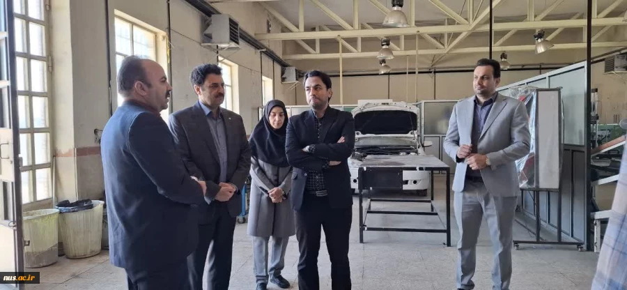 بازدید دکتر مهرداد احمدی معاون محترم پژوهش و فناوری دانشگاه ملی مهارت از آموزشکده ملی مهارت پسران بروجرد 8