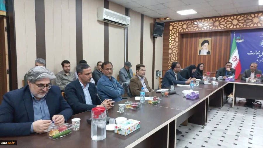 بازدید هیئت محترم نظارت، ارزیابی و تضمین کیفیت دانشگاه ملی مهارت از واحد استانی قم
 5