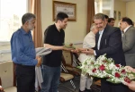 تجلیل از استادان برجسته دانشکده های پسران شهید شمسی‌پور و دختران ولیعصر(عج) به مناسبت هفته معلم 14