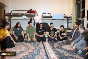 بازدید معاون فرهنگی و دانشجویی دانشگاه ملی مهارت از خوابگاه دانشجویی دانشکده فنی انقلاب اسلامی تهران  4