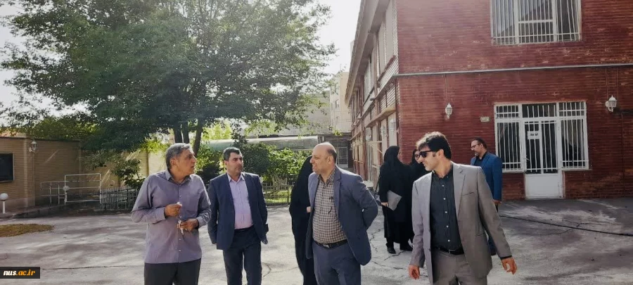 بازدید مدیر کل دانشجویی و فرهنگی، معاونت نظارت و ارزیابی و تضمین کیفیت، معاونت مدیر کل آموزش و هیئت همراه 5