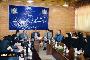 بازدید مدیر کل دانشجویی و فرهنگی، معاونت نظارت و ارزیابی و تضمین کیفیت، معاونت مدیر کل آموزش و هیئت همراه 7