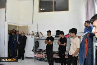 بازدید ریاست دانشگاه ملی مهارت، هیئت همراه و دکتر معظمی، عضو هیئت امنای دانشگاه از آموزشکده پسران گلپایگان 2