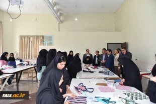 بازدید ریاست دانشگاه ملی مهارت و هیئت همراه از آموزشکده دختران خوانسار 4