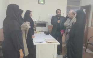 بازدید آقای سلطانی‌نسب، مدیرکل خدمات آموزشی از روند برگزاری امتحانات پایان ترم آموزشکده دختران کرج - واحد استانی البرز 2