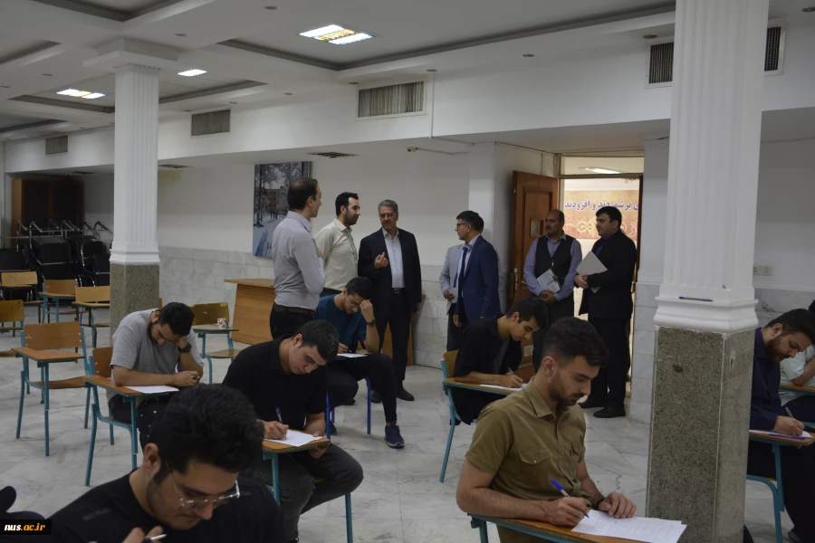 بازدید سرزده ریاست دانشگاه ملی مهارت از امتحانات پایان ترم دانشکده شهید منتظری مشهد 3
