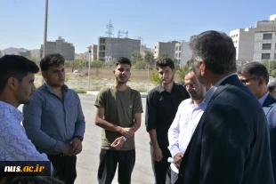بازدید سرزده ریاست دانشگاه ملی مهارت از امتحانات پایان ترم دانشکده شهید منتظری مشهد 7