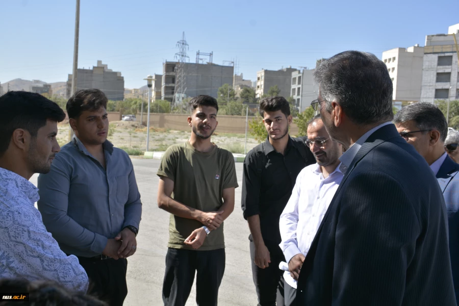 بازدید سرزده ریاست دانشگاه ملی مهارت از امتحانات پایان ترم دانشکده شهید منتظری مشهد 7