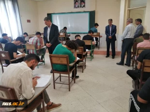 بازدید سرزده ریاست دانشگاه ملی مهارت از محل برگزاری امتحانات پایان ترم دانشجویان آموزشکده ثامن‌الحجج (ع) مشهد 4