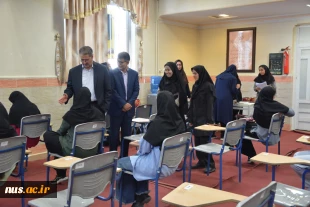 بازدید سرزده ریاست دانشگاه ملی مهارت از محل برگزاری امتحانات پایان ترم دانشجویان آموزشکده الزهرای مشهد 2
