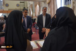 بازدید سرزده ریاست دانشگاه ملی مهارت از محل برگزاری امتحانات پایان ترم دانشجویان آموزشکده الزهرای مشهد 3