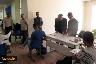 بازدید آقای سلطانی‌نسب، مدیرکل خدمات آموزشی دانشگاه ملی مهارت از روند برگزاری امتحانات پایان ترم آموزشکده‌های دختران کرج، تربیت بدنی صفادشت و کشاورزی شهریار- واحدهای استانی البرز و تهران 2