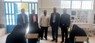 بازدید مشاور رئیس دانشگاه و رئیس مرکز نظارت،ارزیابی و تضمین کیفیت از آموزشکده حاج حشمت شهبازی نهاوند 4