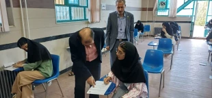 بازدید مشاور رئیس دانشگاه و رئیس مرکز نظارت،ارزیابی و تضمین کیفیت از آموزشکده حاج حشمت شهبازی نهاوند 6