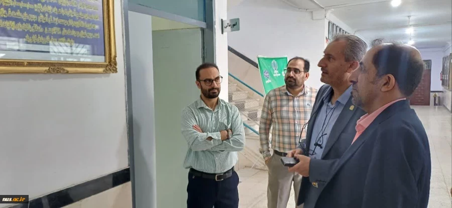 بازدید مشاور رئیس دانشگاه و رئیس مرکز نظارت،ارزیابی و تضمین کیفیت از آموزشکده حاج حشمت شهبازی نهاوند 8