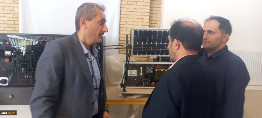 بازدید مشاور رئیس دانشگاه و رئیس مرکز نظارت،ارزیابی و تضمین کیفیت از آموزشکده حاج حشمت شهبازی نهاوند 9