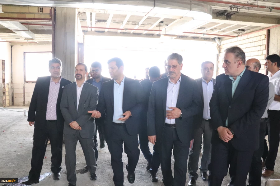 بازدید معاون پژوهشی وزارت علوم، تحقیقات و فناوری به همراه ریاست دانشگاه ملی مهارت از پروژه شهر کبودرآهنگ 7