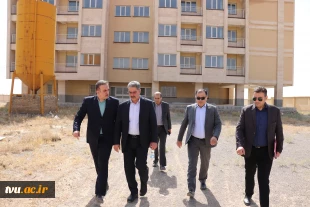 بازدید معاون پژوهشی وزارت علوم، تحقیقات و فناوری به همراه ریاست دانشگاه ملی مهارت از پروژه شهر کبودرآهنگ 9