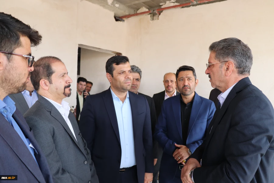 بازدید معاون پژوهشی وزارت علوم، تحقیقات و فناوری به همراه ریاست دانشگاه ملی مهارت از پروژه شهر کبودرآهنگ 11