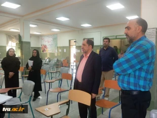بازدید مشاور رئیس دانشگاه و رئیس مرکز نظارت،ارزیابی و تضمین کیفیت از آموزشکده‌های دختران کوثر و پسران ملایر 6