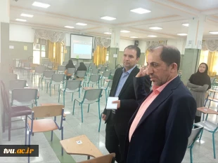 بازدید مشاور رئیس دانشگاه و رئیس مرکز نظارت،ارزیابی و تضمین کیفیت از آموزشکده‌های دختران کوثر و پسران ملایر 7