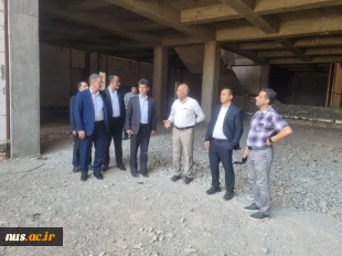بازدید رئیس دانشگاه ملی مهارت از پروژه در حال ساخت آموزشکده دختران کاشان 2