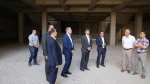 بازدید رئیس دانشگاه ملی مهارت از پروژه در حال ساخت آموزشکده دختران کاشان 3