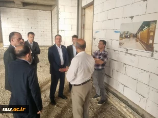بازدید رئیس دانشگاه ملی مهارت از پروژه در حال ساخت آموزشکده دختران کاشان 4