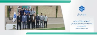 اعلام نتایج مسابقات بدمینتون بیست و هشتمین المپیاد ورزش قهرمانی دانشجویان پسر دانشگاه ملی مهارت 2