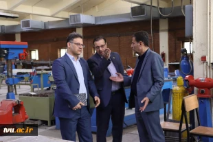 بازدید معاون دفتر برنامه، بودجه و تشکیلات وزارت علوم، تحقیقات و فناوری از دانشکده فنی انقلاب اسلامی 6
