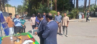 حضور ، دکتر مصطفی جعفری کرمانی‌پور، معاون فرهنگی و دانشجویی و نماینده هیأت رئیسه در مراسم آغاز سال تحصیلی 1405-1404   در دانشگاه ملی مهارت واحد استانی کرمان  8