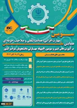 سومین همایش ملی مهارت افزایی، هدایت شغلی و صلاحیت حرفه‌ای در آموزش عالی کشور و المپیاد مهارتی دانشجویان سراسر کشور