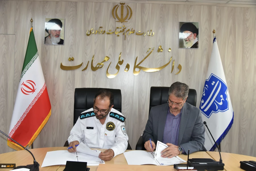 امضای تفاهم‌نامه مشترک دانشگاه ملی مهارت و شرکت معاینه فنی ساختمان کشور 9