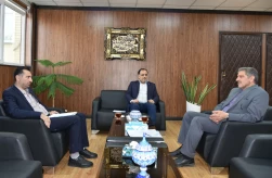 دیدار و گفت‌وگوی دکتر زمانی، رئیس دانشگاه ملی مهارت و دکتر فخر موسوی، مدیرکل حوزه ریاست، روابط عمومی و هماهنگی امور مجلس و استان‌ها با آقای دکتر مسلم صالحی نماینده مردم شریف شهرستان اقلید و عضو کمیسیون اجتماعی مجلس شورای اسلامی