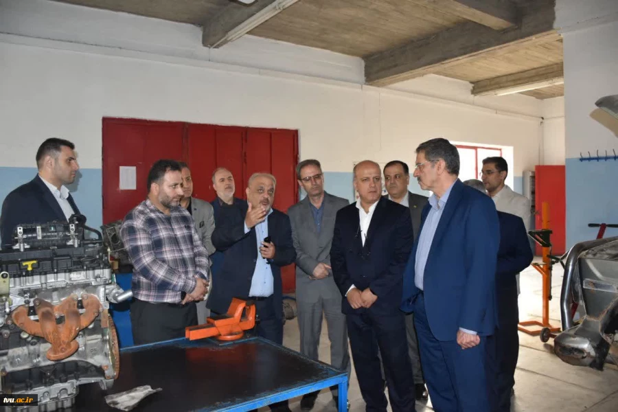 بازدید رئیس دانشگاه ملی مهارت از آموزشکده پسران رستم آباد(سید الشهدا(ع)) 2