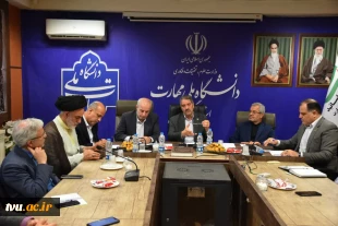 نشست رئیس دانشگاه ملی مهارت با اعضای هیئت علمی در آموزشکده پسران رشت (شهید چمران)_ واحد استانی گیلان 2