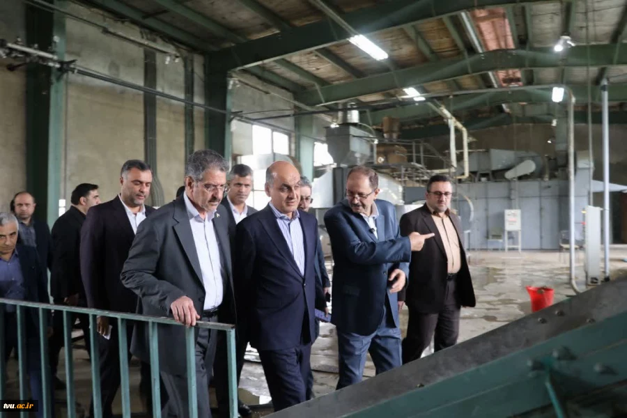 بازدید رئیس دانشگاه ملی مهارت از کارخانه صنایع ابریشم صومعه سرا 6