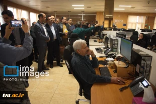 بازدید مسئولین روابط عمومی 31 واحد استانی دانشگاه ملی مهارت از خبرگزاری ایرنا  9