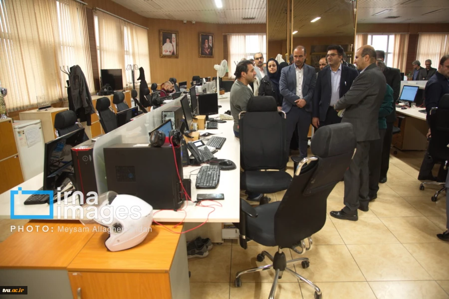 بازدید مسئولین روابط عمومی 31 واحد استانی دانشگاه ملی مهارت از خبرگزاری ایرنا  12