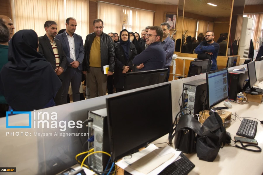 بازدید مسئولین روابط عمومی 31 واحد استانی دانشگاه ملی مهارت از خبرگزاری ایرنا  14