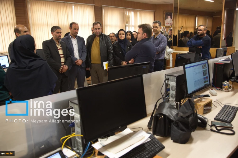 بازدید مسئولین روابط عمومی 31 واحد استانی دانشگاه ملی مهارت از خبرگزاری ایرنا  15