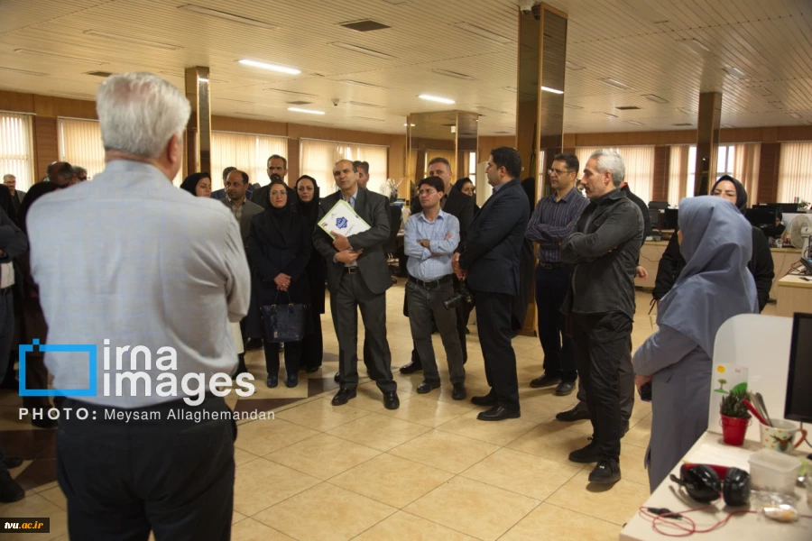 بازدید مسئولین روابط عمومی 31 واحد استانی دانشگاه ملی مهارت از خبرگزاری ایرنا  17