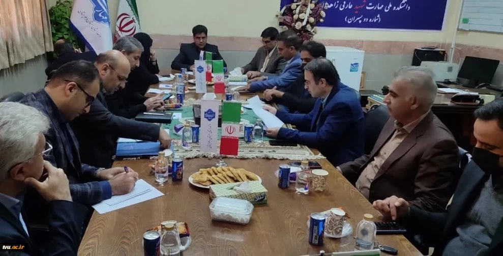 بازدید آقای خالدی مدیرکل دفتر برنامه بودجه، تحول اداری و بهره‌وری از آموزشکده‌های استان سیستان و بلوچستان