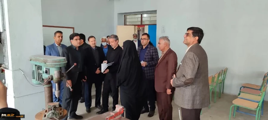 بازدید آقای خالدی مدیرکل دفتر برنامه بودجه، تحول اداری و بهره‌وری از آموزشکده‌های استان سیستان و بلوچستان 4