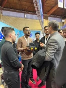 بازدید وزیر علوم، تحقیقات و فناوری  و مسئولان وزارت از غرفه دانشگاه ملی مهارت در هجدهمین جشنواره ملی و بین‌المللی «حرکت» 4