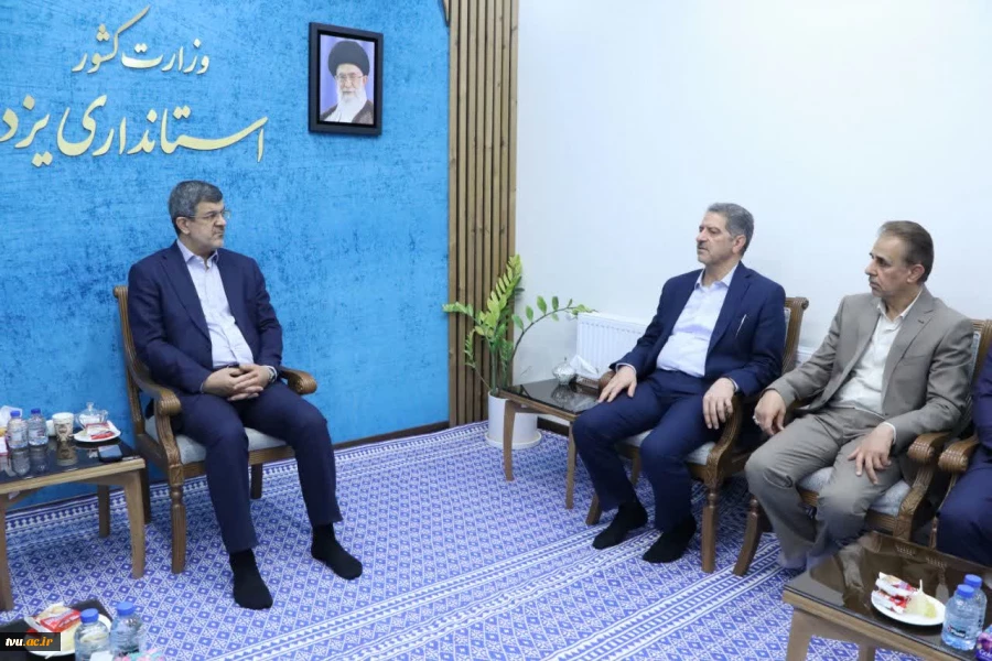 دیدار رئیس دانشگاه ملی مهارت با استاندار یزد 4
