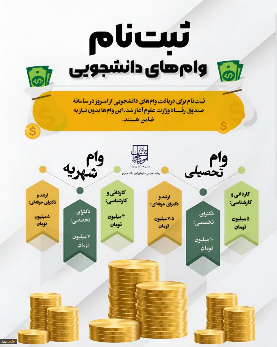 آغاز ثبت‌نام وام‌های دانشجویی 2