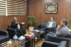 دیدار و گفت‌وگوی دکتر زمانی، رئیس دانشگاه ملی مهارت و دکتر فخر موسوی، مدیرکل حوزه ریاست، روابط عمومی و هماهنگی امور مجلس و استان‌ها با آقای دکتر سید محمّد پاک مهر نماینده مردم شریف بجنورد، جاجرم و سملقان نایب رئیس اول کمیسیون بهداشت و درمان مجلس شورای اسلامی